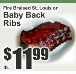 The Food Emporium Fire Braised St. Louis or Baby Back Ribs offer