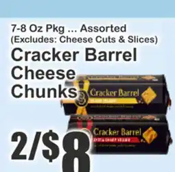 The Food Emporium Cracker Barrel Cheese Chunks offer