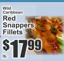 The Food Emporium Wild Caribbean Red Snappers Fillets offer