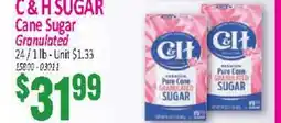 Jetro C & H SUGAR Cane Sugar Granulated offer