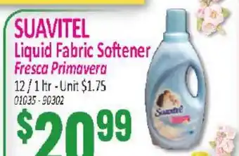 Jetro SUAVITEL Liquid Fabric Softener offer