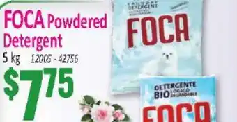 Jetro FOCA Powdered Detergent offer