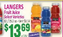 Jetro LANGERS Fruit Juice offer