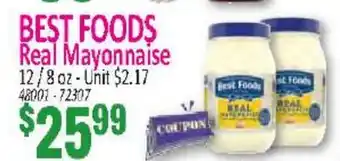 Jetro BEST FOODS Real Mayonnaise offer