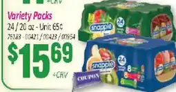 Jetro Snapple Variety Packs offer