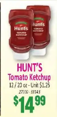 Jetro HUNT'S Tomato Ketchup offer