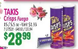 Jetro TAKIS Crisps Fuego offer