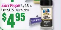 Jetro Black Pepper offer