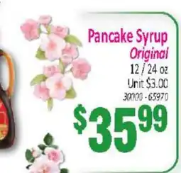 Jetro Pancake Syrup Original offer