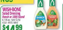 Jetro WISH-BONE Salad Dressing offer