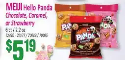 Jetro MEIJI Hello Panda Chocolate, Caramel, or Strawberry offer