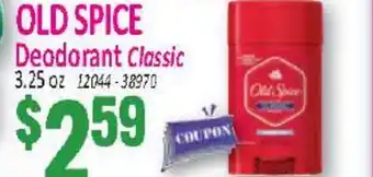Jetro OLD SPICE Deodorant Classic offer