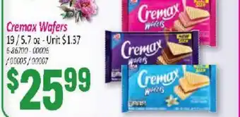 Jetro Cremax Wafers offer