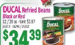 Jetro DUCAL Refried Beans Black or Red offer