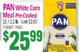 Jetro PAN White Corn Meal Pre-Cooked offer