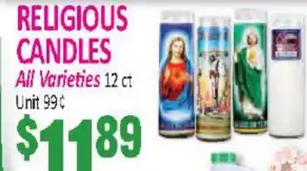 Jetro RELIGIOUS CANDLES offer