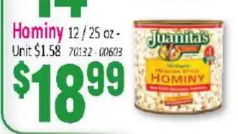 Jetro Hominy offer
