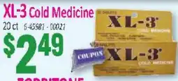 Jetro XL-3 Cold Medicine offer