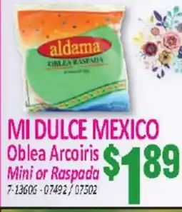 Jetro MI DULCE MEXICO Oblea Arcoiris Mini or Raspada offer