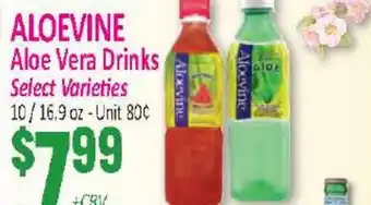 Jetro ALOEVINE Aloe Vera Drinks offer