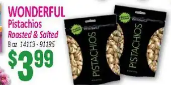 Jetro WONDERFUL Pistachios Roasted & Salted offer