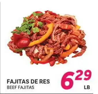 El Paso Grande FAJITAS DE RES offer