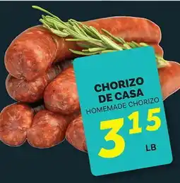 El Paso Grande CHORIZO DE CASA offer
