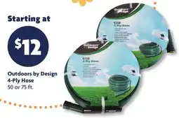 Family Dollar Outdoors by Design 4-Ply Hose offer