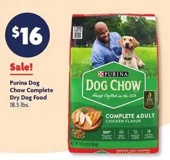 Family Dollar Purina Dog Chow Complete Dry Dog Food offer