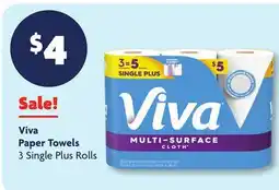 Family Dollar Viva Paper Towels offer