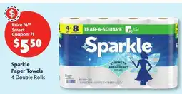 Family Dollar Sparkle Paper Towels offer