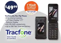 Family Dollar Tracfone Blu Flex Flip Phone offer
