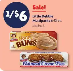 Family Dollar Little Debbie Multipacks offer