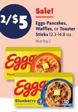 Family Dollar Eggo Pancakes, Waffles, or Toaster Sticks offer