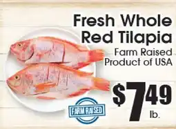 Supremo Foods Inc Fresh Whole Red Tilapia offer