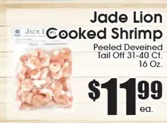 Supremo Foods Inc Jade Lion Cooked Shrimp offer