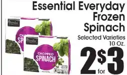 Supremo Foods Inc Essential Everyday Frozen Spinach offer