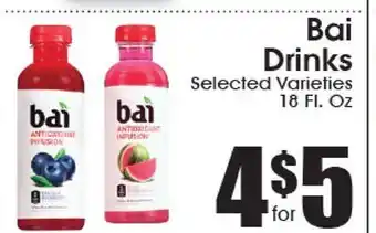 Supremo Foods Inc Bai Drinks offer