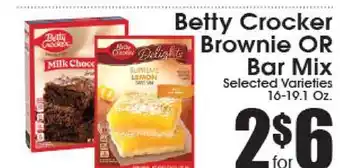 Supremo Foods Inc Betty Crocker Brownie OR Bar Mix offer