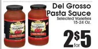 Supremo Foods Inc Del Grosso Pasta Sauce offer