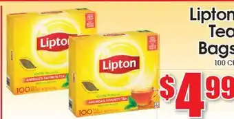 Supremo Foods Inc Lipton Tea Bags offer