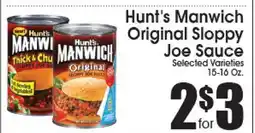 Supremo Foods Inc Hunt's Manwich Original Sloppy Joe Sauce offer