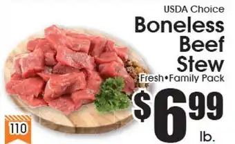 Supremo Foods Inc USDA Choice Boneless Beef Stew offer