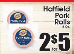 Supremo Foods Inc Hatfield Pork Rolls offer