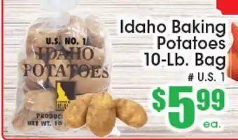 Supremo Foods Inc Idaho Baking Potatoes offer