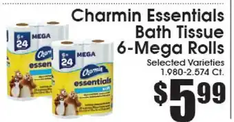 Supremo Foods Inc Charmin Essentials Bath Tissue 6-Mega Rolls offer