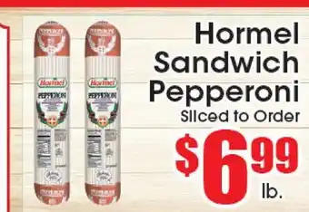 Supremo Foods Inc Hormel Sandwich Pepperoni offer