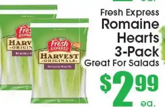 Supremo Foods Inc Fresh Express Romaine Hearts offer