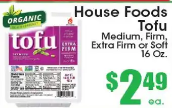 Supremo Foods Inc House Foods Tofu offer