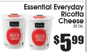 Supremo Foods Inc Essential Everyday Ricotta Cheese offer